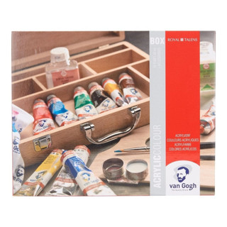 Talens Akrilik Boya Seti Ahşap Kutu 10 x 40ml