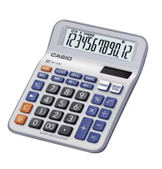Casio MC-12M-W 12 Hane Masa Üstü Hesap Makinesi (KDO)