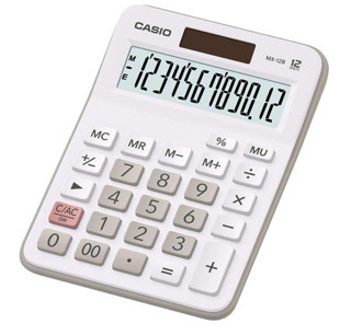Casio MX-12B-WE Beyaz 12 Hane Masa Üstü Hesap Makinesi (KDO)