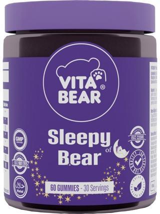 Vita Bear Sleepy Bear Gummy 3 mg Melatonin Vitamin 60\'lı