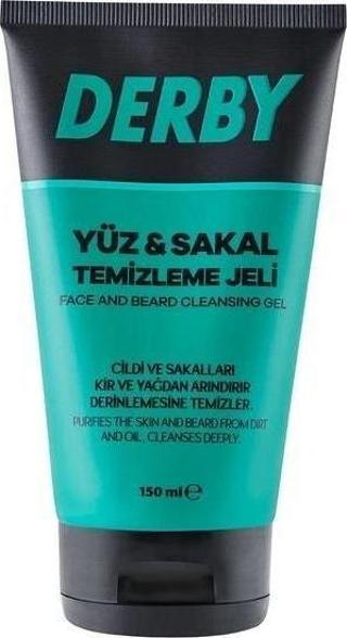 Derby Yüz Ve Sakal Temizleme Jeli 150 ml.