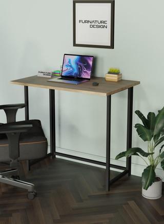 Katlanır Çalışma Masası 50x80 Cm Bilgisayar Laptop Mutfak Masası - Atlantik Çam