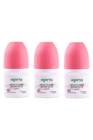 Agarta Ter Kokusu Önleyici 24 Saat Etkili Kadın Fresh Flower Sensatıon Roll-On 50 Ml x 3 Adet