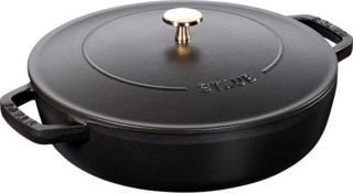 Staub La Cocotte Sote Tenceresi Chistera | Döküm Demir | 28 Cm | Siyah