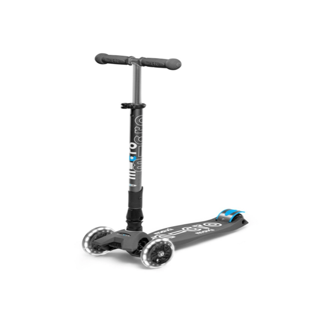 Maxi Micro Deluxe Foldable Volcano Grey (LED) Scooter