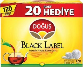Doğuş Black Label Demlik Poşet Siyah Çay