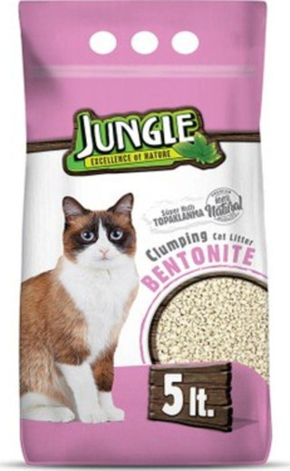 Jungle Bentonit Natural 5 Lt Kedi Kumu