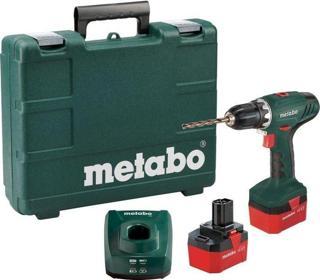 Metabo BS 12 Nicd Çift Akülü Vidalama 12V 1.7Ah