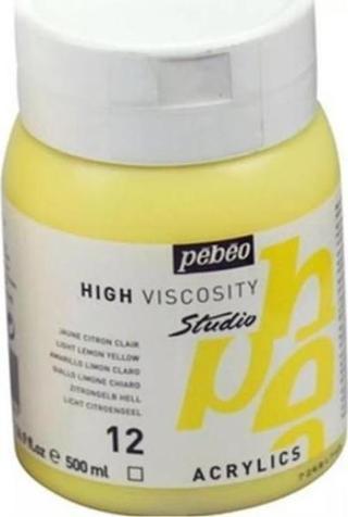 Pebeo Studio Akrilik Boya 500 ml 12 Light Lemon Yellow