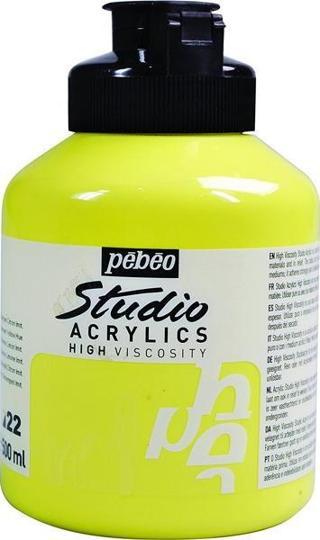 Pebeo Studio Akrilik Boya 500 ml 22 Lemon Cadmium Yellow Hue
