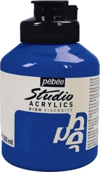 Pebeo Studio Akrilik Boya 500 ml 25 Light Ultramarine Blue
