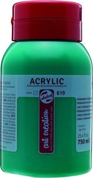 Talens Art Creation Akrilik Boya 750 ml. 619 Permanent Green Deep