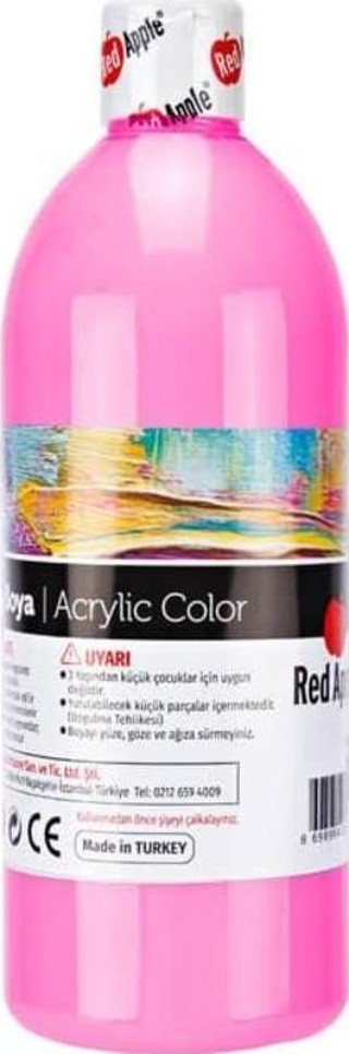 Red Apple Akrilik Boya 500 ml Şeker Pembe