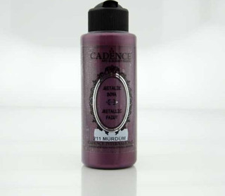 Cadence Metalik Boya 120 ml. 211 Mürdüm
