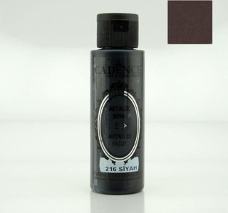 Cadence Metalik Boya 70 ml. 216 SİYAH