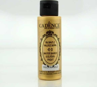 Cadence Su Bazlı Yaldız 70 ml. 110 Extra Gold