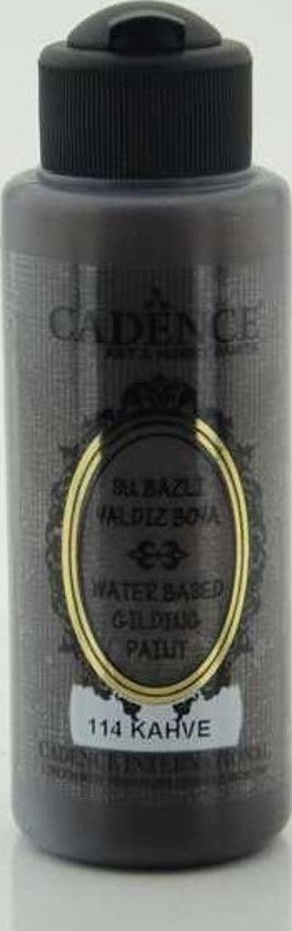 Cadence Su Bazlı Yaldız 120 ml. 114 Kahve