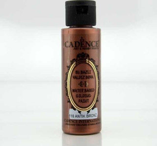 Cadence Su Bazlı Yaldız 70 ml. 118 Antik Bronz