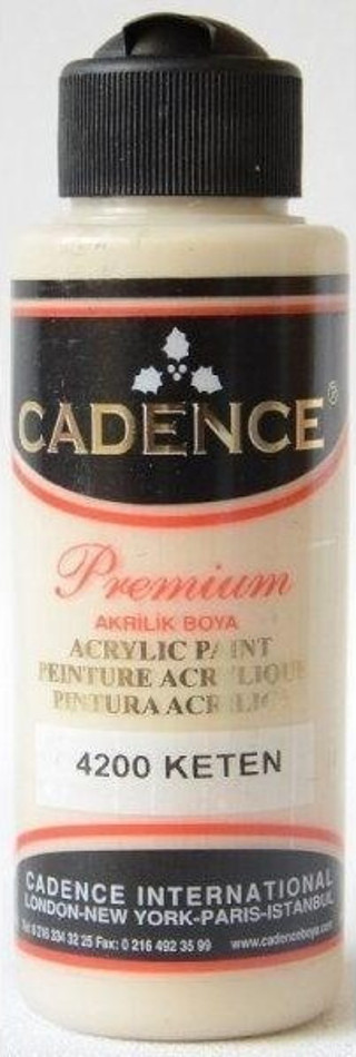 Cadence Premium Akrilik Boya 120 ml. 4200 Keten