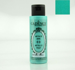 Cadence Metalik Boya 70 ml. 239 NİL YEŞİLİ