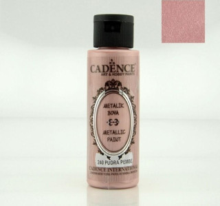 Cadence Metalik Boya 70 ml. 240 PUDRA PEMBE