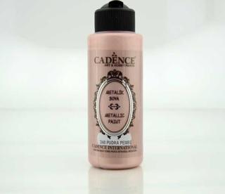 Cadence Metalik Boya 120 ml. 240 Pudra Pembe
