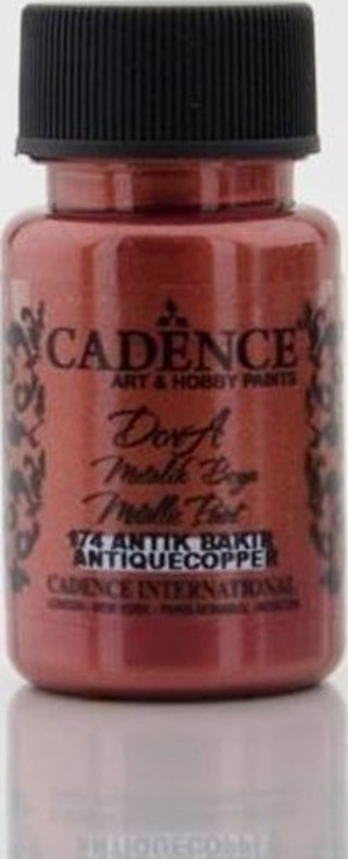 Cadence Dora Metalik Boya 50 ml. 174 Antik Bakır