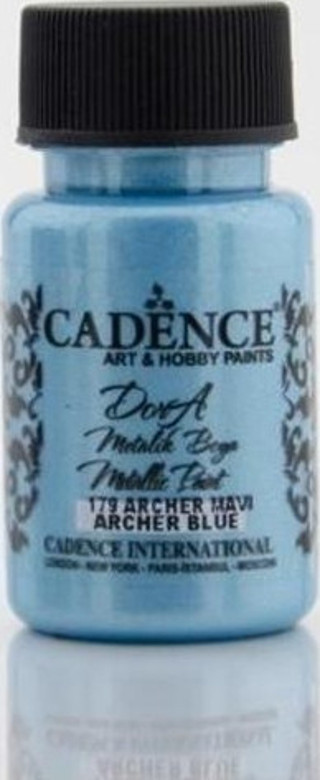 Cadence Dora Metalik Boya 50 ml. 179 Archer Mavi