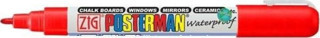 Zig Posterman Waterproof Boyama Markeri Fine Uç 1 mm RED