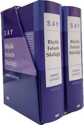 Say Büyük Felsefe Sözlüğü Seti - 2 Kitap Takım - Ahmet Cevizci - Say Yayınları
