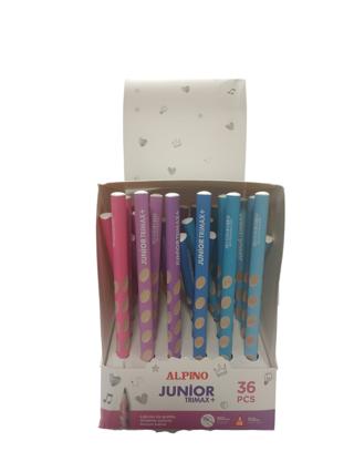 Alpino Trimax Chic -Jumbo Üçgen Çentikli Kurşun Kalem (36 Lı Paket) Ju-200018