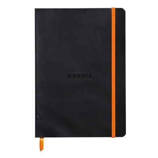 Rhodia A5 Noktalı Not Defteri Siyah Yumuşak Kapak 80 Yaprak 90 Gram
