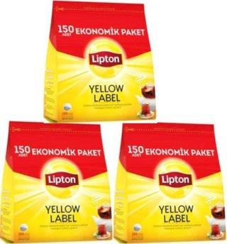 Yellow Label Demlik Siyah Poşet Çay 150 Adetli 3 Paket