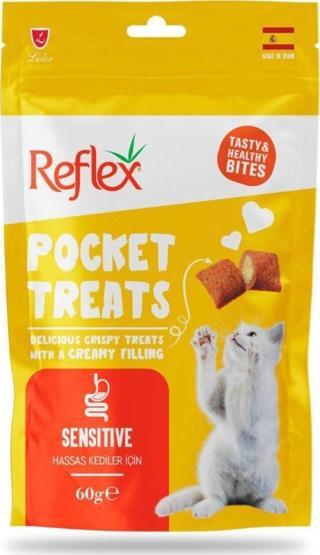 Reflex Pocket Treats Sensitive Hassas Kedi Ödül Maması 60 gr