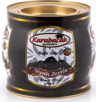 Karabacak Zeytin Siyah Zeytin Hiper Boy 2 Kg Teneke