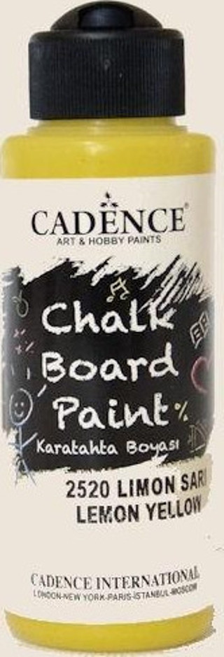 Cadence Chalkboard Paint Karatahta Boyası 120 ml. 2520 Limon Sarı