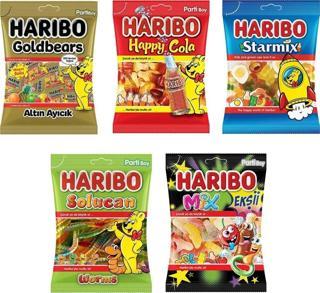 Haribo Parti Boy 160 gr 5 li Karma Paket