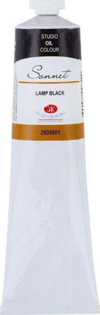 St. Petersburg Lamp Black Studio Oil Colour 120 Ml 801