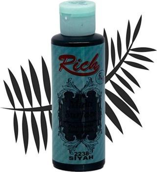 Rich Multi Surface Her Yüzey İçin Akrilik Boya 120 cc. 2238 SİYAH