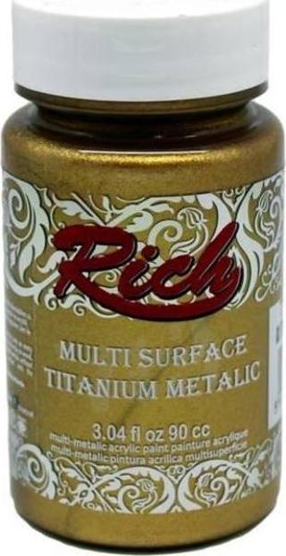 Rich Multi Surface Titanium Metalik Boya 90 cc. 2524 ANTİK ALTIN