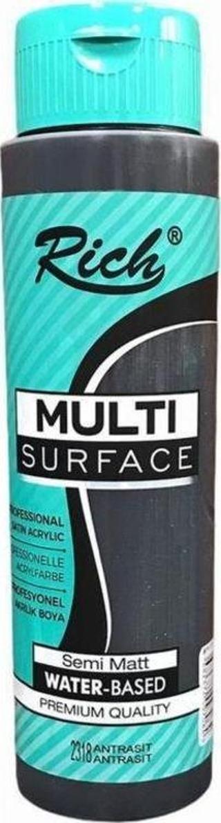 Rich Multi Surface Her Yüzey İçin Akrilik Boya 500 cc. 2318 ANTRASİT