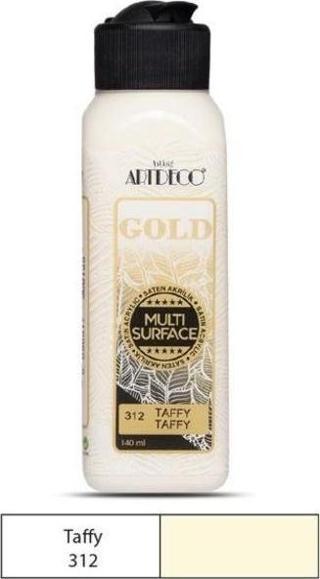 Artdeco Gold Multi Surface Akrilik Boya 140 ml. 312 TAFFY