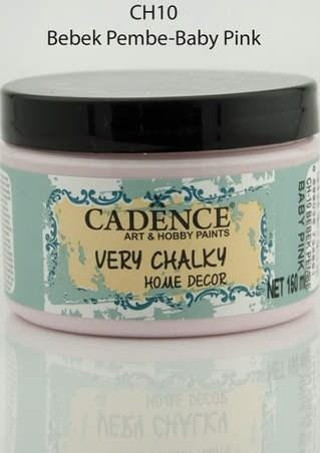 Cadence Very Chalky Home Decor Mobilya Boyası 150 ml. CH-10 BEBEK PEMBE