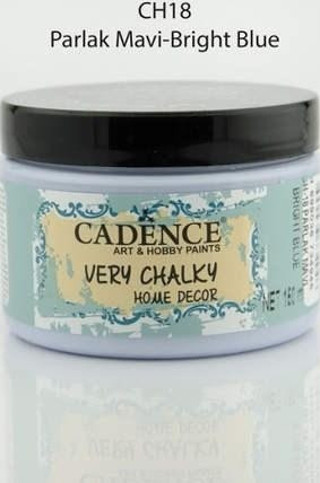 Cadence Very Chalky Home Decor Mobilya Boyası 150 ml. CH-18 PARLAK MAVİ