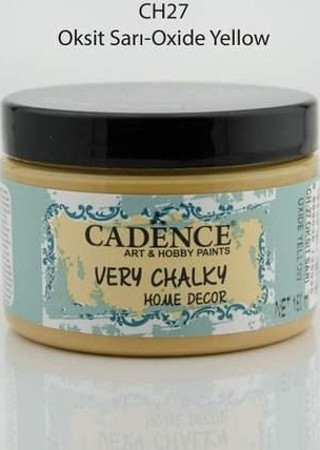 Cadence Very Chalky Home Decor Mobilya Boyası 150 ml. CH-27 OKSİT SARI
