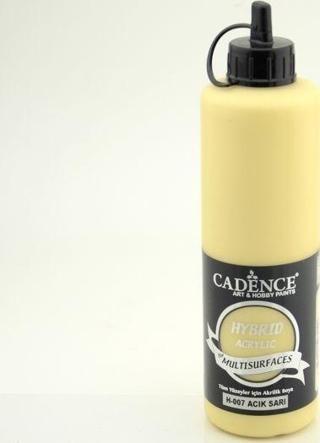 Cadence Hybrid Multisurface Akrilik Boya 500 ml. H-007 AÇIK SARI