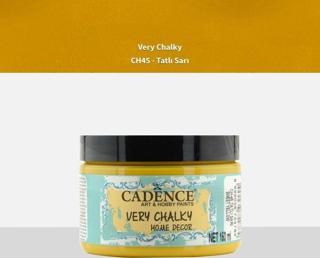 Cadence Very Chalky Home Decor Mobilya Boyası 150 ml. CH-45 TATLI SARI