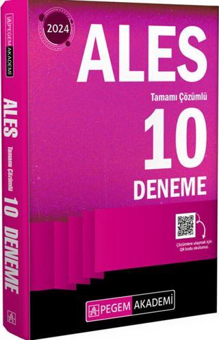 2024 ALES Tamamı Çözümlü 10 Deneme - Pegem Akademi Yayıncılık