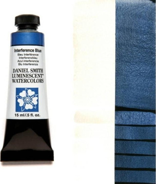 Daniel Smith Extra Fine Tüp Suluboya 15 ml Seri 1 Interference Blue (Luminescent)
