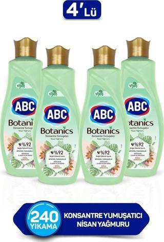 ABC BOTANICS KONSANTRE YUMUŞATICI NİSAN YAĞMURU 1440 ML X 4